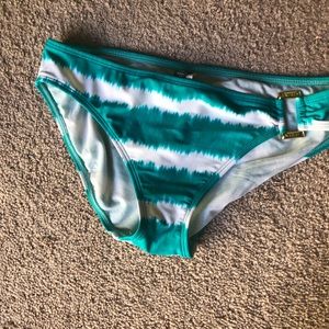 NWOT Ralph Lauren tie dye turquoise bikini bottoms